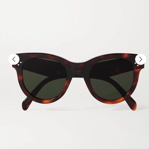 Celine Acetate Tortoise Shell Sunglasses